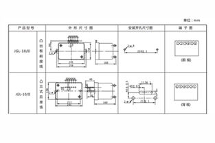 jgl 13 ii過流繼電器技術參數及開孔尺寸 上海上繼科技